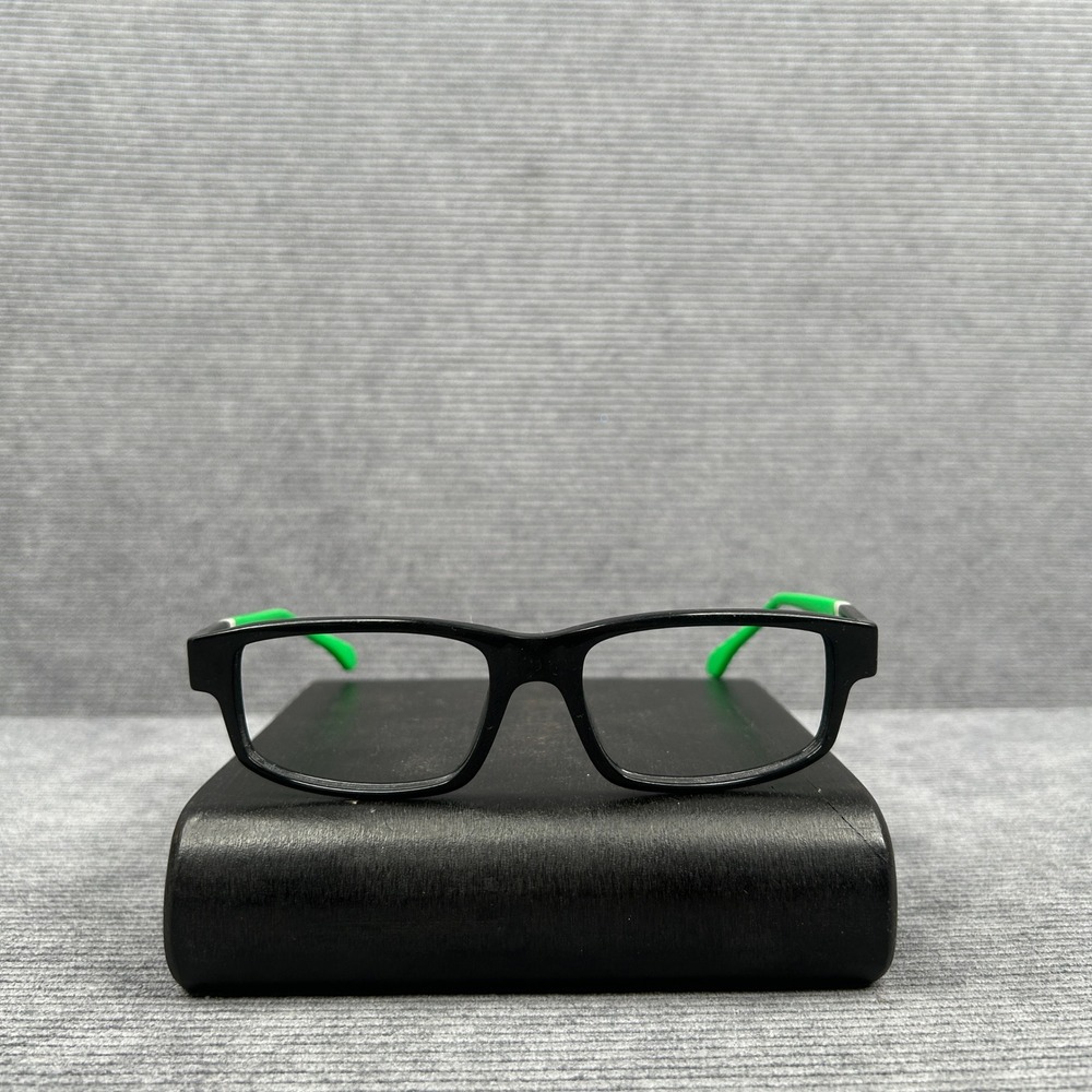 Oakley Junkyard II Eyeglasses Black Green Rectangular Frames OX1097-0255 Y2k